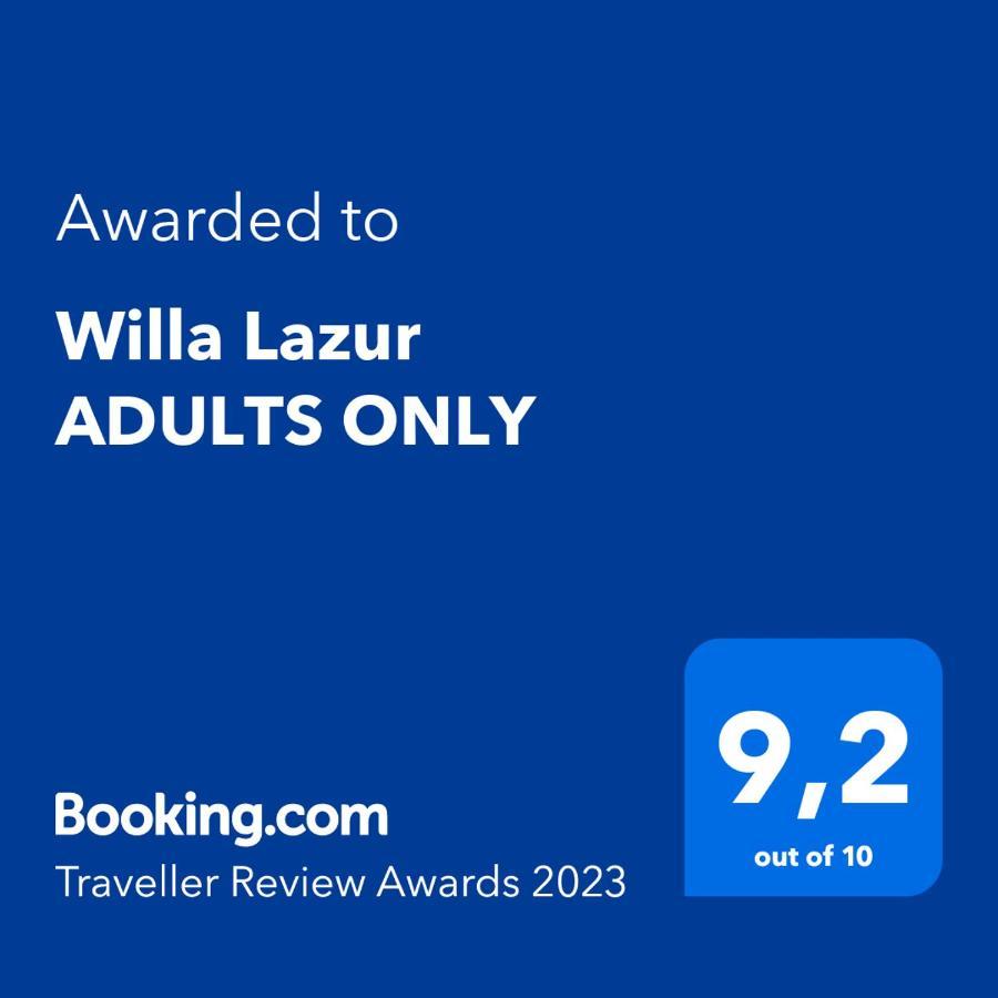 Willa Lazur Adults Only 미엥지즈드로예 외부 사진